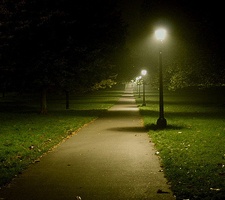 Porto Corrida do Parque à Noite