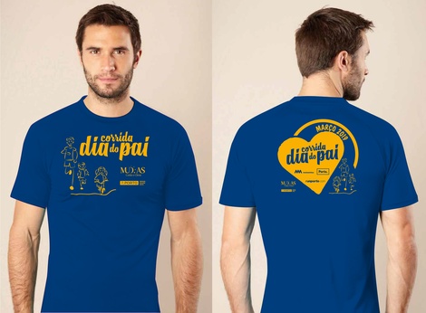 T-shirt Corrida Dia do Pai