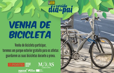 Venha de bicicleta