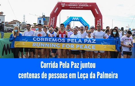 Corrida Pela Paz juntou centenas de pessoas em Leça da Palmeira