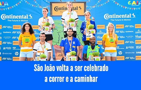 São João volta a ser celebrado a correr e a caminhar