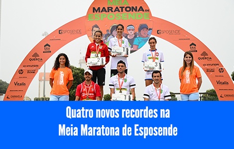Quatro novos recordes na Meia Maratona de Esposende
