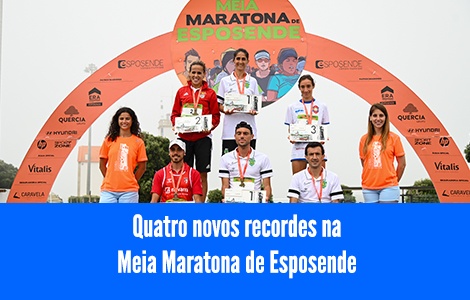 Quatro novos recordes na Meia Maratona de Esposende
